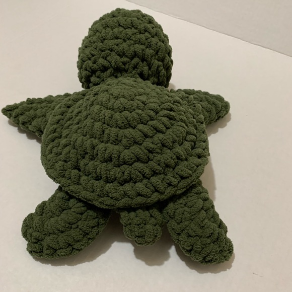 Sea Turtle Playroom Decor Soft Plushie Sea Turtle Handmade Crochet - Picture 8 of 15